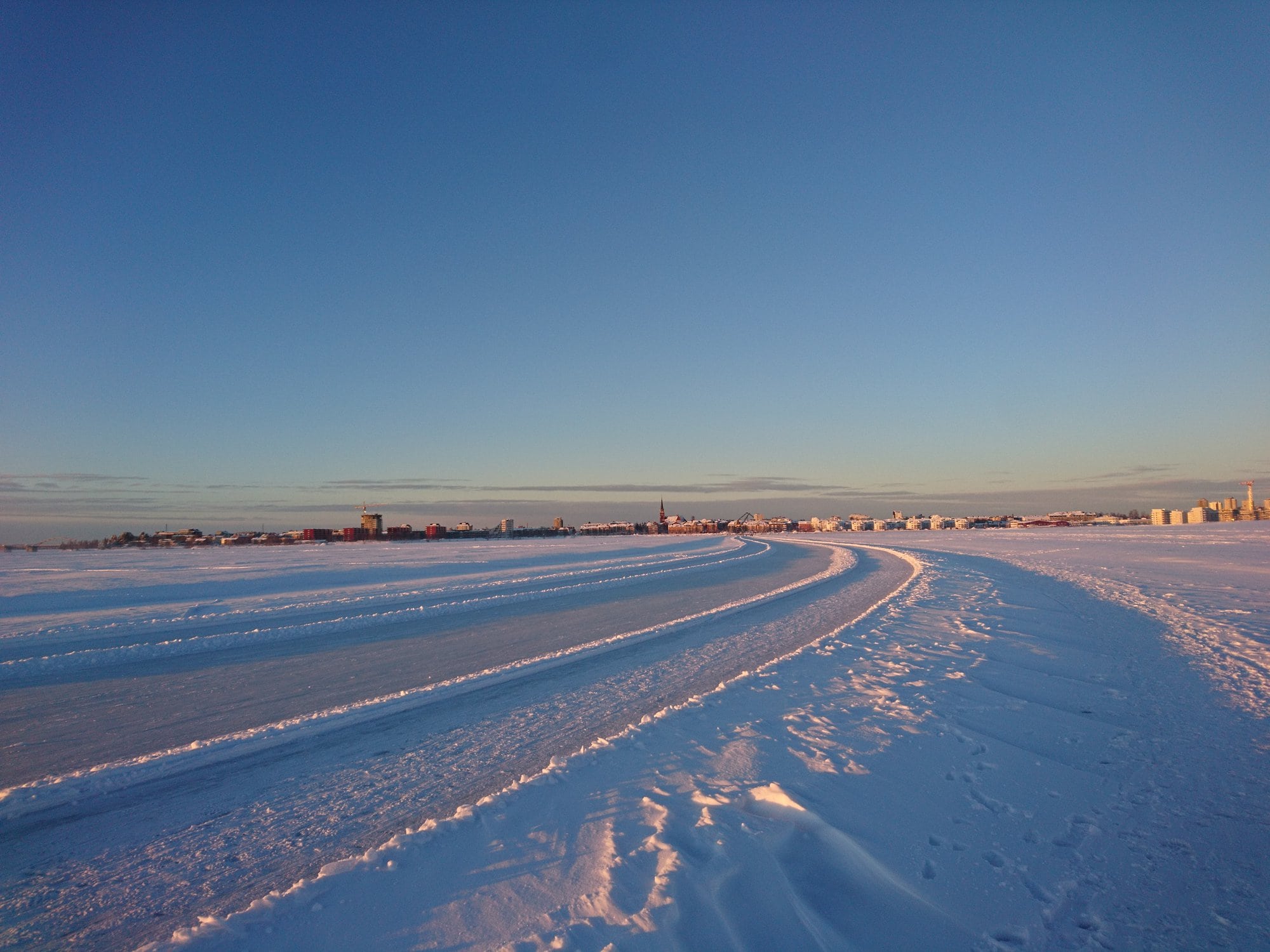 Isbanan – The ice road in Luleå
